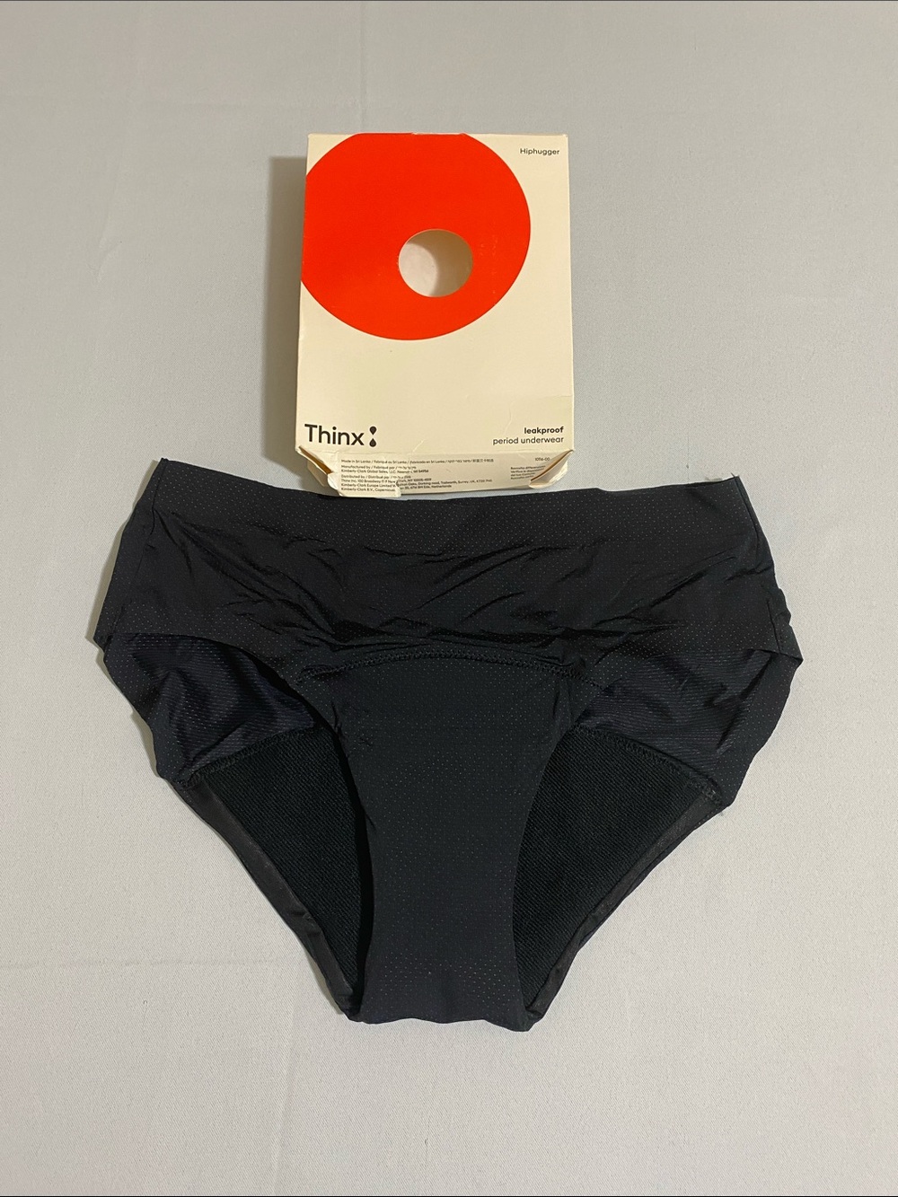 THINX! Leakproof Period Underwear Hiphugger Culotte Classique Brief Women's Sz M
